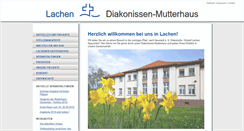 Desktop Screenshot of lachen-diakonissen.de