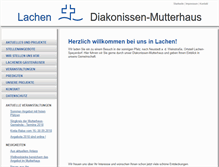 Tablet Screenshot of lachen-diakonissen.de